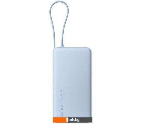  - Портативные зарядные устройства Xiaomi 67W Power Bank 20000mAh PB2067 (голубой, международная версия) - 67W Power Bank 20000mAh PB2067 (голубой, международная версия)