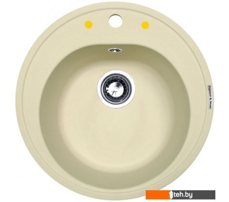  - Кухонные мойки Zigmund & Shtain Kreis 505 (молодое шампанское) - Kreis 505 (молодое шампанское)