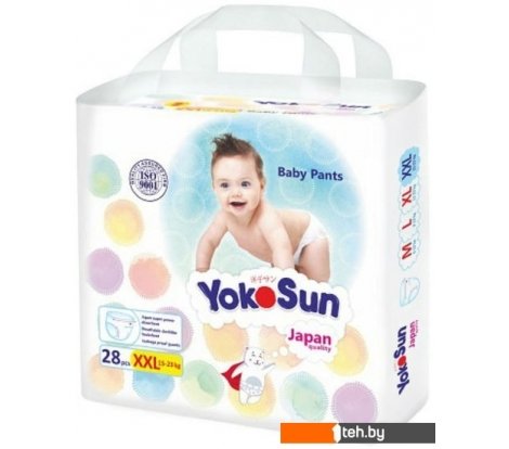  - Детские подгузники YokoSun XXL 15-23 кг (28 шт) - XXL 15-23 кг (28 шт)