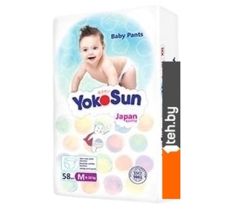  - Детские подгузники YokoSun M 6-10 кг (58 шт) - M 6-10 кг (58 шт)