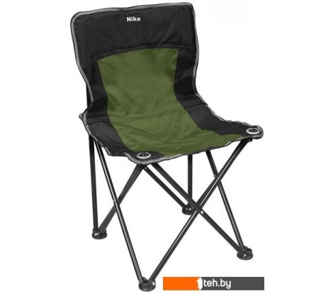  - Кемпинговая мебель Nika походный со спинкой (черно-зеленый) [ПСП3] - походный со спинкой (черно-зеленый) [ПСП3]