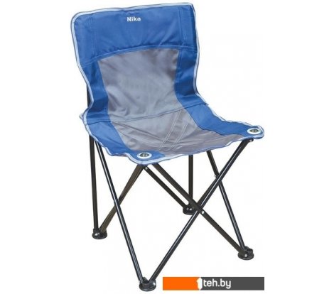  - Кемпинговая мебель Nika походный со спинкой (синий/серый) [ПСП3] - походный со спинкой (синий/серый) [ПСП3]