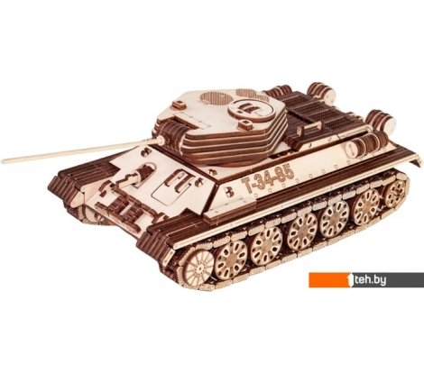  - Сборные модели Eco-Wood-Art Танк Т-34-85 - Танк Т-34-85