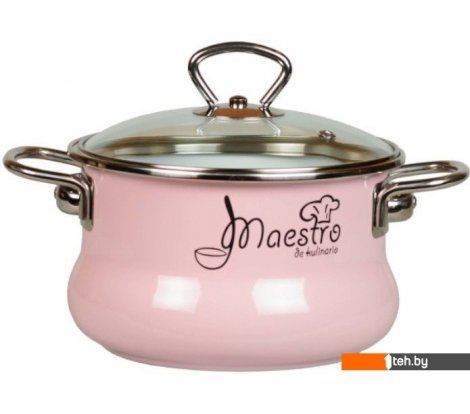  - Кастрюли СтальЭмаль Maestro 8SO165S (розовый) - Maestro 8SO165S (розовый)