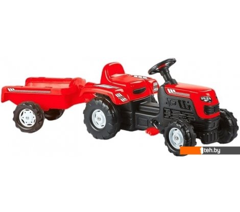  - Каталки, педальные машинки Dolu Ranchero с прицепом 8146 (красный) - Ranchero с прицепом 8146 (красный)