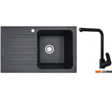  - Кухонные мойки БелЭворс Styl R + Like F8005022 (черный) - Styl R + Like F8005022 (черный)