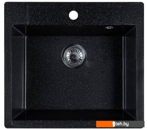  - Кухонные мойки Marblan Cubi (черный, с сифоном) - Cubi (черный, с сифоном)
