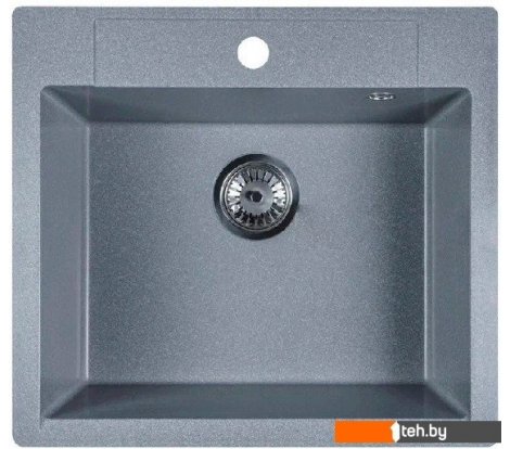  - Кухонные мойки Marblan Cubi (серебристый, с сифоном) - Cubi (серебристый, с сифоном)