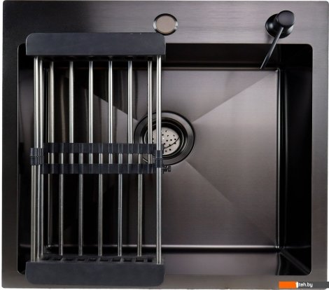  - Кухонные мойки Berge 5045 premium Nano Black (черный) - 5045 premium Nano Black (черный)