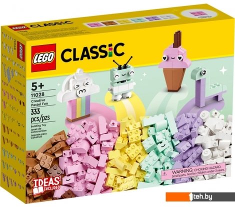  - Конструкторы LEGO Classic 11028 Творческое пастельное веселье - Classic 11028 Творческое пастельное веселье