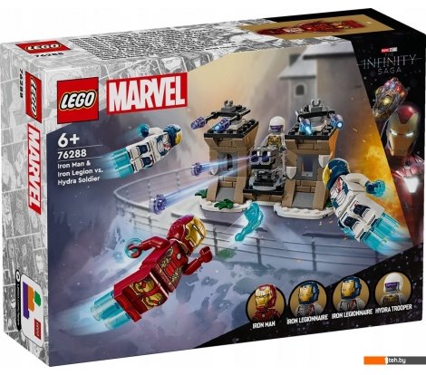  - Конструкторы LEGO Marvel 76288 Железный человек и Железный легион против солдата Гидры - Marvel 76288 Железный человек и Железный легион против солдата Гидры