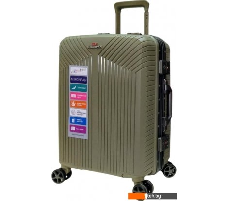  - Чемоданы, сумки-тележки Mironpan 11276 (M, серый) - 11276 (M, серый)