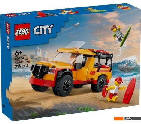  - Конструкторы LEGO City 60453 Спасательный внедорожник на пляже - City 60453 Спасательный внедорожник на пляже