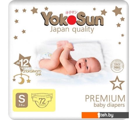  - Детские подгузники YokoSun Premium M 6-10 кг (56 шт) - Premium M 6-10 кг (56 шт)