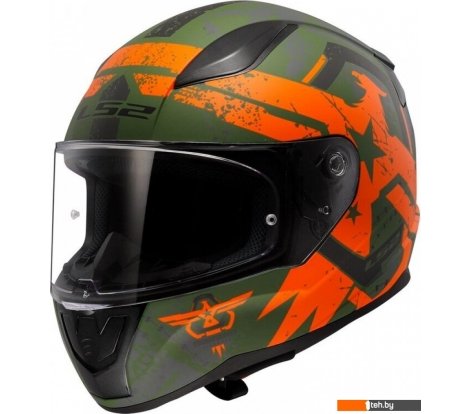  - Мотошлемы LS2 FF353 Rapid 2 Thunder Birds (S, оранжевый матовый) - FF353 Rapid 2 Thunder Birds (S, оранжевый матовый)