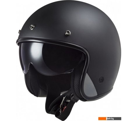  - Мотошлемы LS2 OF601 Bob 2 Solid (L, черный матовый) - OF601 Bob 2 Solid (L, черный матовый)