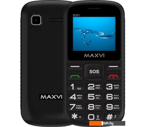  - Мобильные телефоны Maxvi B201 (черный) - B201 (черный)