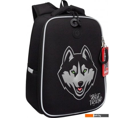  - Рюкзаки Grizzly RAw-595-10 (черный/серый) - RAw-595-10 (черный/серый)
