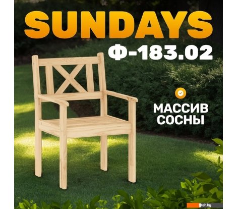  - Садовая мебель Sundays Ф-183.02 590x90x640 (мед) - Ф-183.02 590x90x640 (мед)