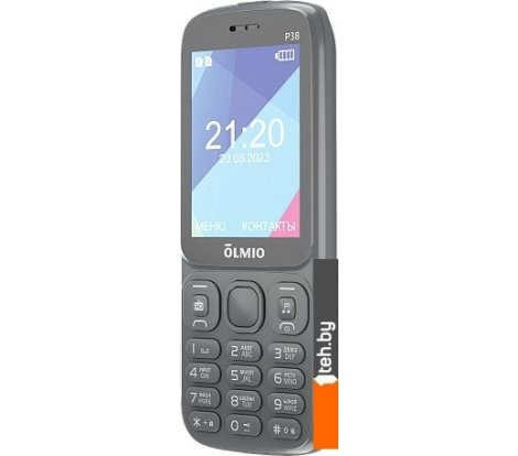  - Мобильные телефоны Olmio P38 (серый) - P38 (серый)