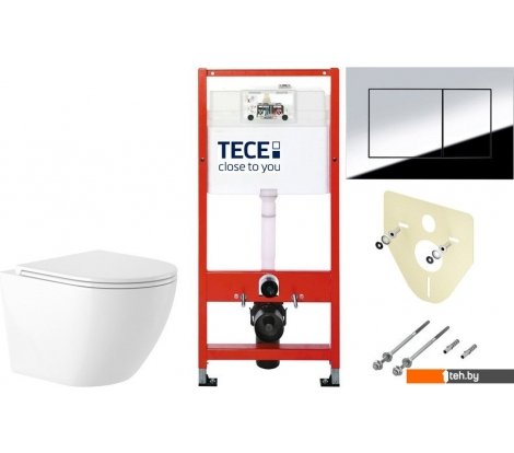  - Унитазы Saniteco KW-9003W Rimles + TECE Kit 9400412 - KW-9003W Rimles + TECE Kit 9400412