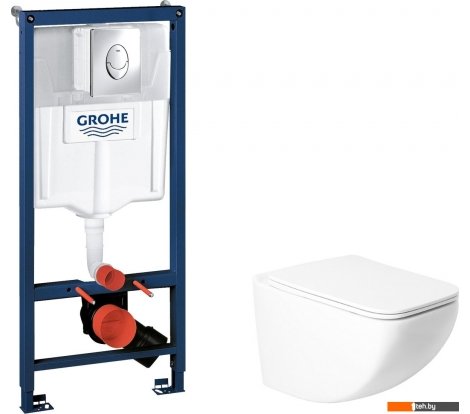  - Унитазы Saniteco KW-99048 + GROHE Rapid SL 38721001 - KW-99048 + GROHE Rapid SL 38721001