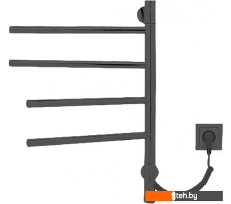  - Полотенцесушители Gloss & Reiter E2.L.43x60.F4 (таймер, муар черный) - E2.L.43x60.F4 (таймер, муар черный)