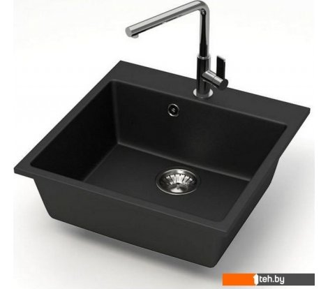  - Кухонные мойки MARRBAXX Карельский камень модель 42/Q4 (черный) - Карельский камень модель 42/Q4 (черный)