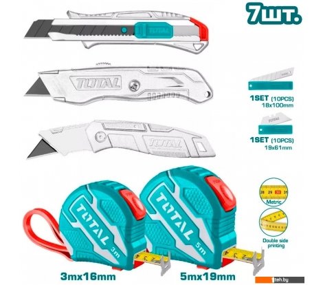  - Наборы инструментов Total TOS23039 (7 предметов) - TOS23039 (7 предметов)