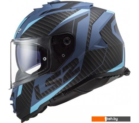  - Мотошлемы LS2 FF800 Storm II Racer (S, матовый синий) - FF800 Storm II Racer (S, матовый синий)