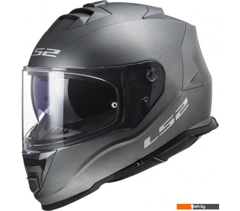  - Мотошлемы LS2 FF800 Storm II Solid (2XL, матовый серый) - FF800 Storm II Solid (2XL, матовый серый)