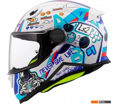  - Мотошлемы LS2 FF812 Kid Next Level (M, белый) - FF812 Kid Next Level (M, белый)