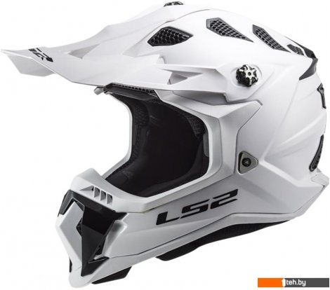  - Мотошлемы LS2 MX700 Subverter Evo II Single Mono (2XL, глянцевый белый) - MX700 Subverter Evo II Single Mono (2XL, глянцевый белый)