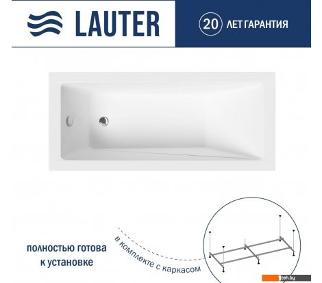  - Ванны Lauter Estelle 140 21206040 (с каркасом) - Estelle 140 21206040 (с каркасом)