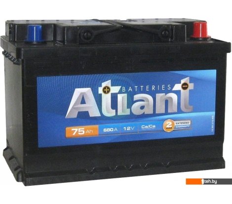  - Автомобильные аккумуляторы ATLANT Blue R+ (75 А·ч) - Blue R+ (75 А·ч)