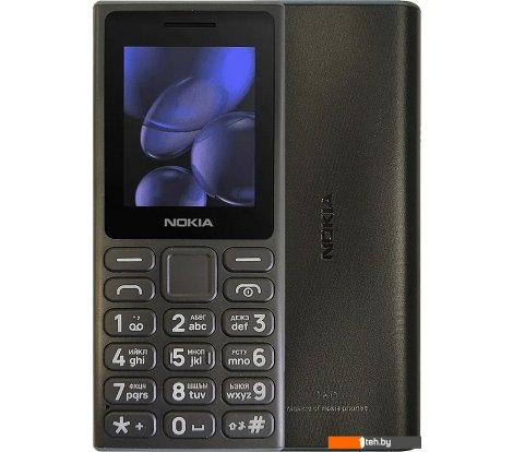  - Мобильные телефоны Nokia 108 (2024) Dual SIM TA-1627 (черный) - 108 (2024) Dual SIM TA-1627 (черный)