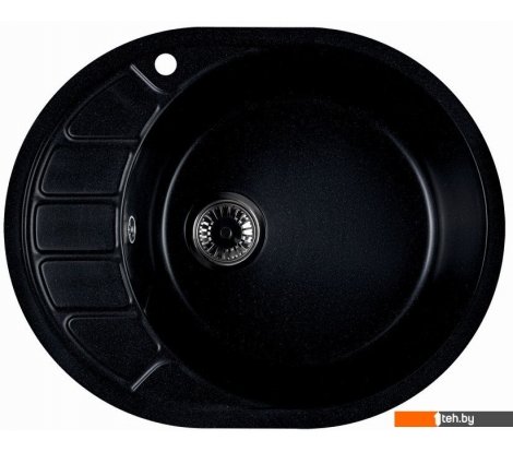  - Кухонные мойки Marblan Ovata R (оникс,с сифоном) - Ovata R (оникс,с сифоном)