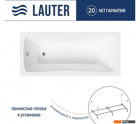  - Ванны Lauter Bianca 140 21207140 (с каркасом) - Bianca 140 21207140 (с каркасом)