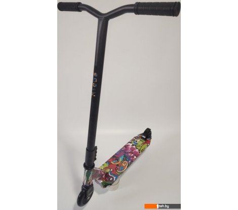  - Самокаты Ricos Blaze JL-301P (черный/граффити фиолетовый) - Blaze JL-301P (черный/граффити фиолетовый)