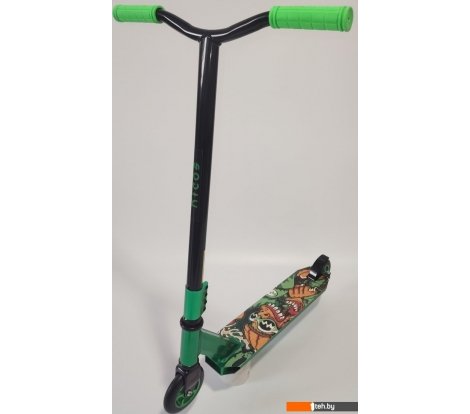  - Самокаты Ricos Fury JL-302A (черный/зеленый) - Fury JL-302A (черный/зеленый)