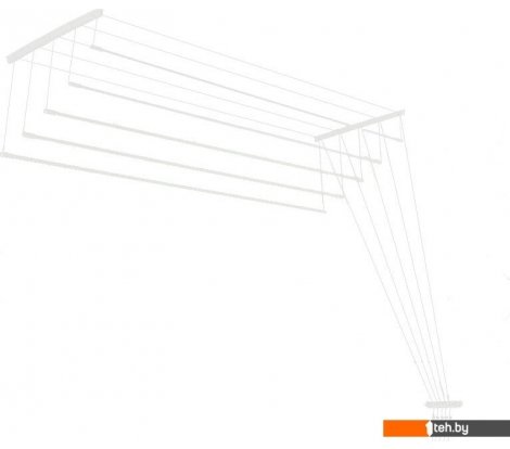  - Сушилки для белья Ledeme Потолочная стальная 1.5 м (5 планок) - Потолочная стальная 1.5 м (5 планок)