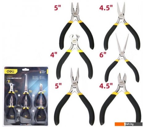  - Наборы инструментов Deli DL103205-6 (6 предметов) - DL103205-6 (6 предметов)