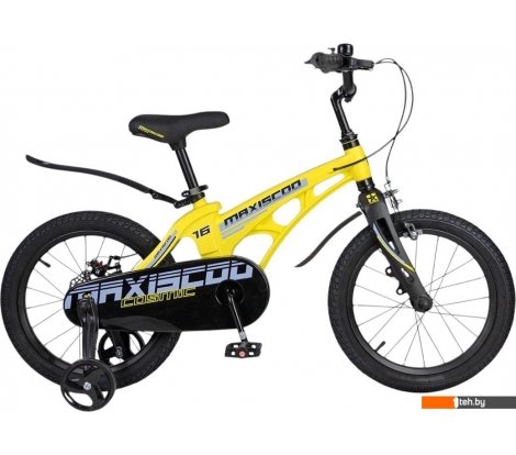  - Детские велосипеды Maxiscoo Cosmic Стандарт 16 2025 MSC-C1641 (желтый матовый) - Cosmic Стандарт 16 2025 MSC-C1641 (желтый матовый)