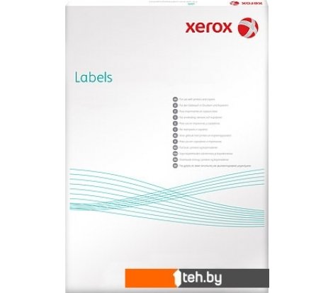  - Бумага и материалы для печати Xerox матовая самоклеящаяся A4 60г/кв.м 100л 1дел (003R97400) - матовая самоклеящаяся A4 60г/кв.м 100л 1дел (003R97400)