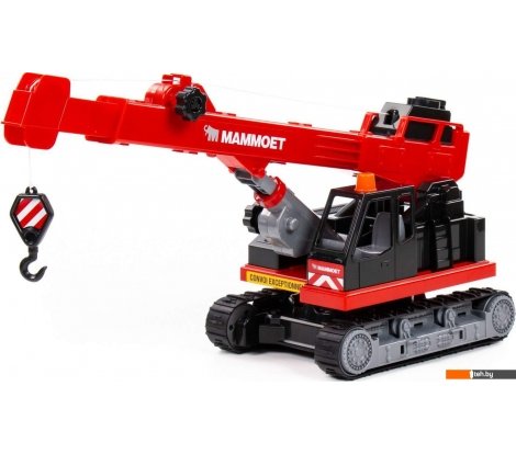  - Игрушечный транспорт Полесье MAMMOET Монолит Гусеничный кран 95442 (в сеточке) - MAMMOET Монолит Гусеничный кран 95442 (в сеточке)