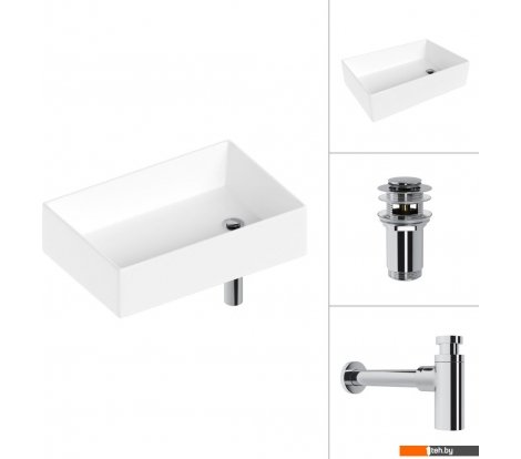  - Умывальники Lauter 21518-1 + клапан 21190CH + сифон 21635CH (хром) - 21518-1 + клапан 21190CH + сифон 21635CH (хром)