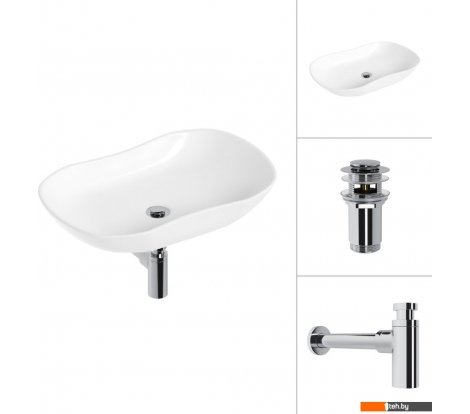  - Умывальники Lauter 21570 + клапан 21190CH + сифон 21635CH (хром) - 21570 + клапан 21190CH + сифон 21635CH (хром)