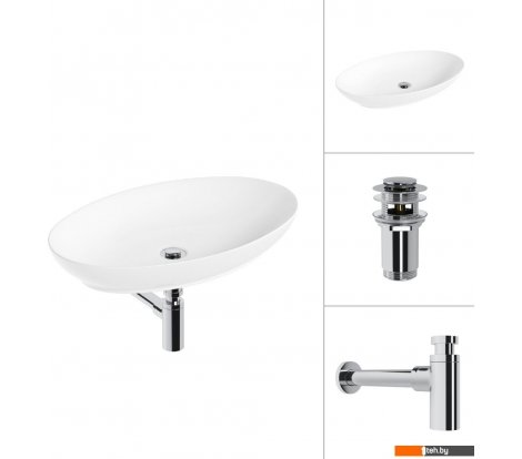  - Умывальники Lauter 21571 + клапан 21190CH + сифон 21635CH (хром) - 21571 + клапан 21190CH + сифон 21635CH (хром)