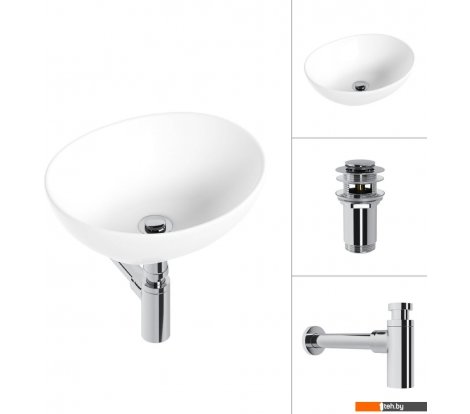  - Умывальники Lauter 21652 + клапан 21190CH + сифон 21635CH (хром) - 21652 + клапан 21190CH + сифон 21635CH (хром)