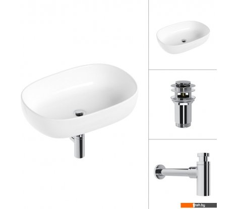  - Умывальники Lauter 21836 + клапан 21190CH + сифон 21635CH (хром) - 21836 + клапан 21190CH + сифон 21635CH (хром)